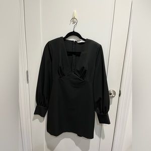Zara long sleeve v neck dress